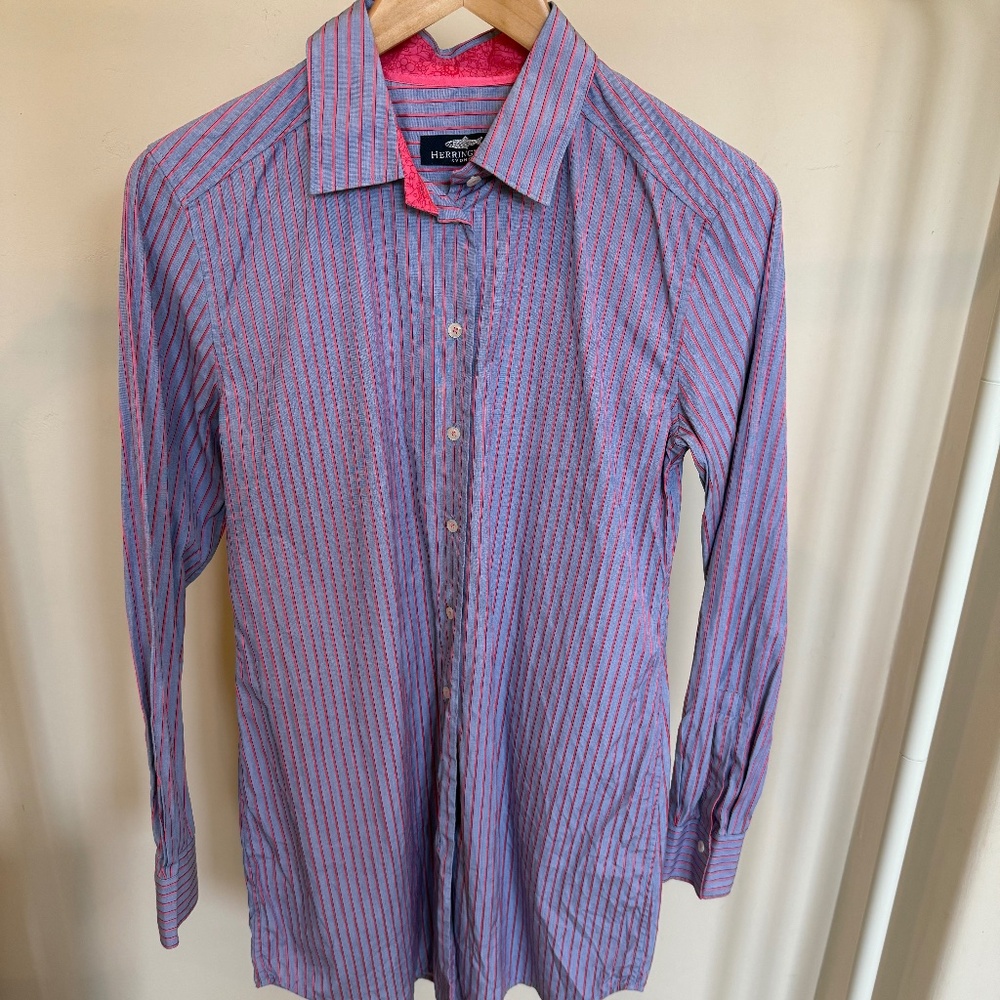 Herringbone Sydney Midi Shirt